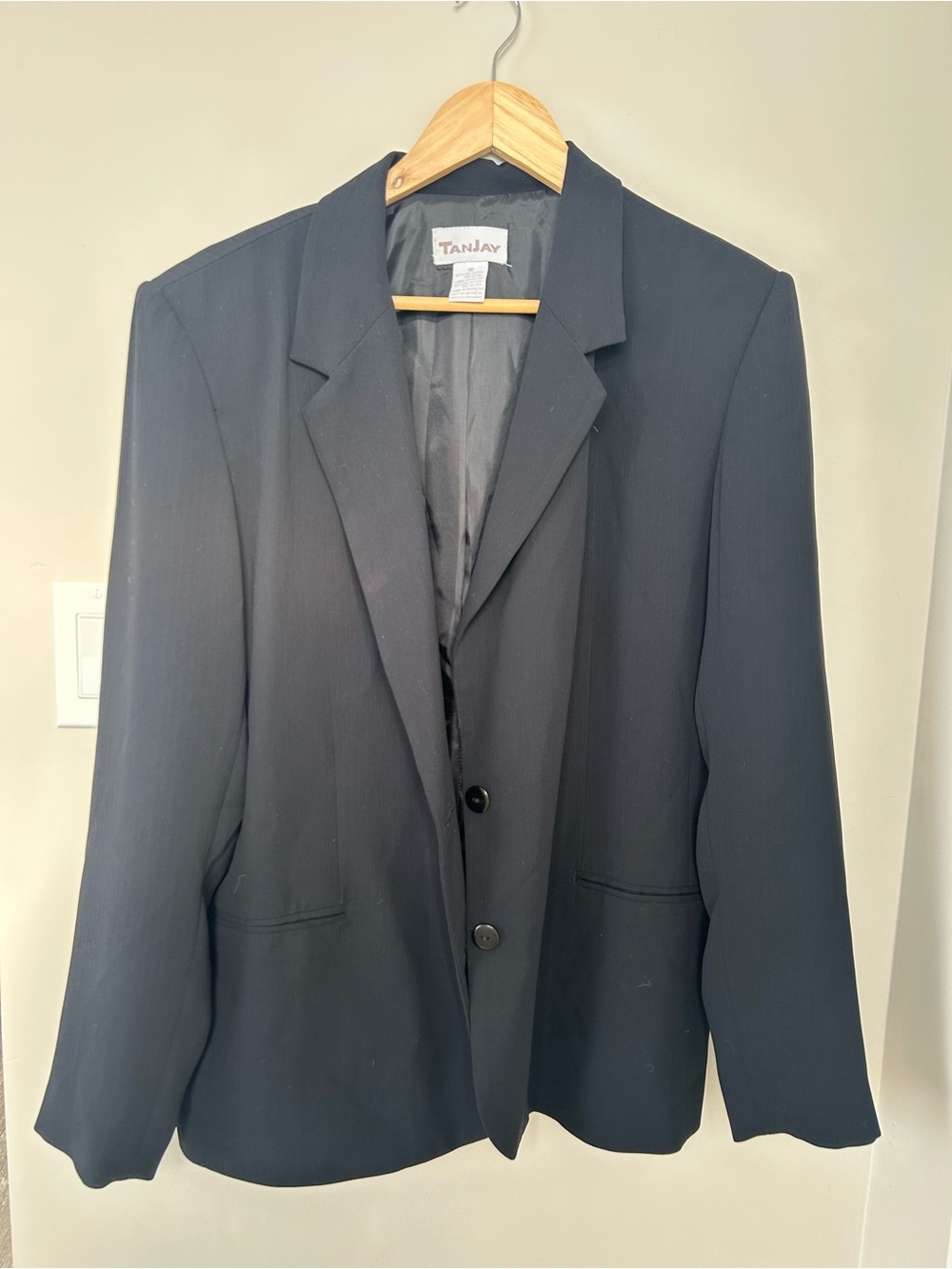 TanJay Classic Black Blazer